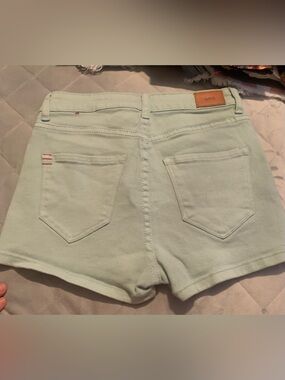 BDG Mint Green High-Rise Denim Shorts